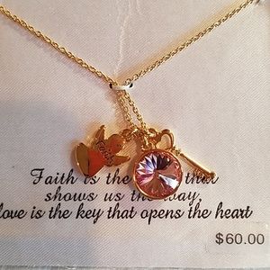 Swarovski pendant and chain